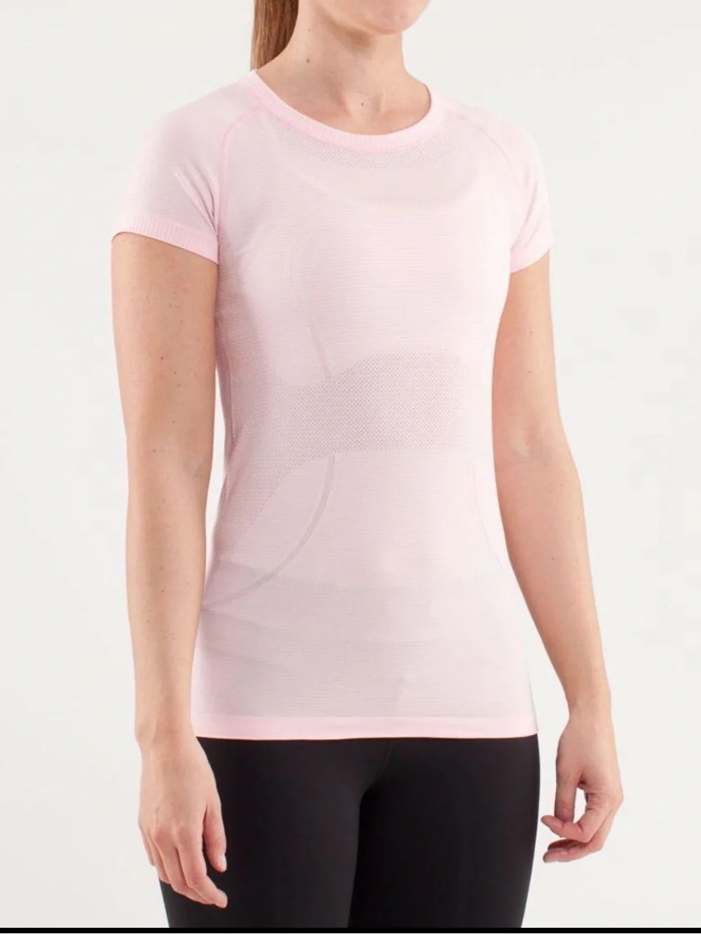 Lululemon Swiftly Tech Short Sleeve Shirt Pink Size 12